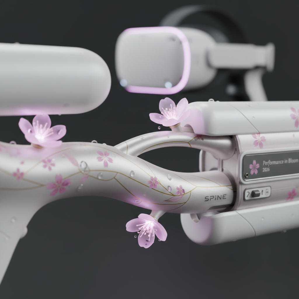 SPINE Cherry Blossom Edition: "Performance in Bloom: The 2026 SPINE Cherry Blossom VR Gunstock." Metanexus XR