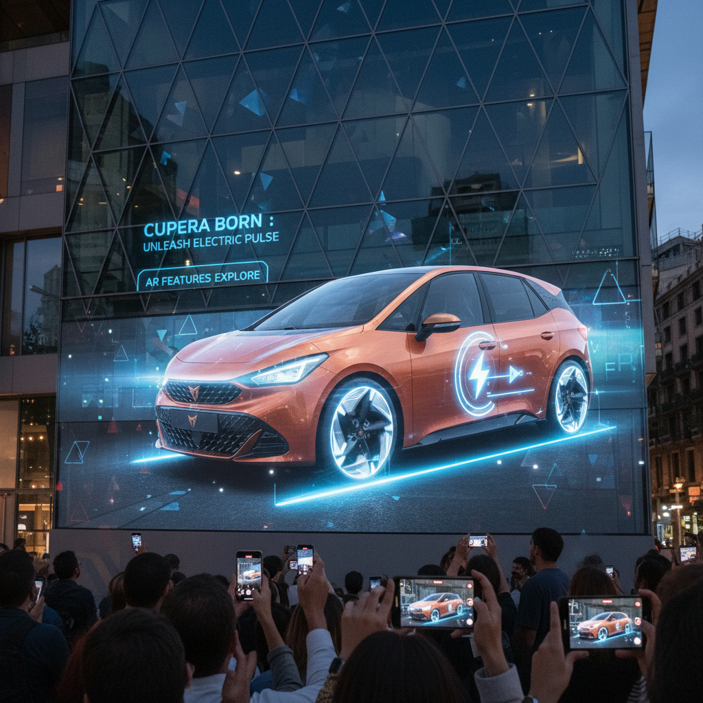 Volkswagen Offshoot Cupra Born Electric Vehicle Debuts with Impressive AR Features Metanexus XR