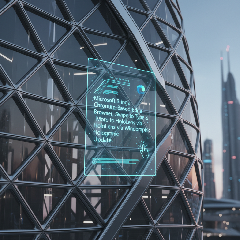 Microsoft Brings Chromium-Based Edge Browser, Swipe to Type & More to HoloLens via Windows Holographic Update Metanexus XR