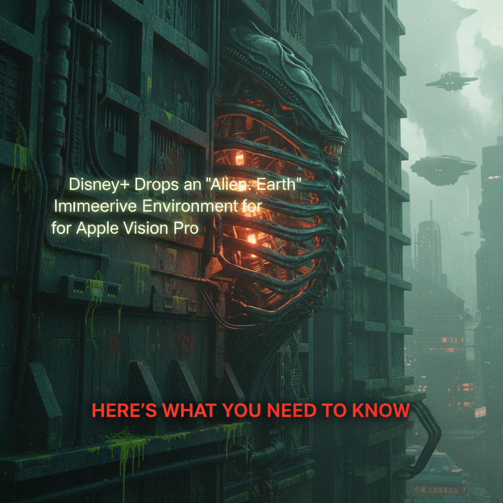 Disney+ Drops an 'Alien: Earth' Immersive Environment for Apple Vision Pro — Here's What You Need to Know Metanexus XR