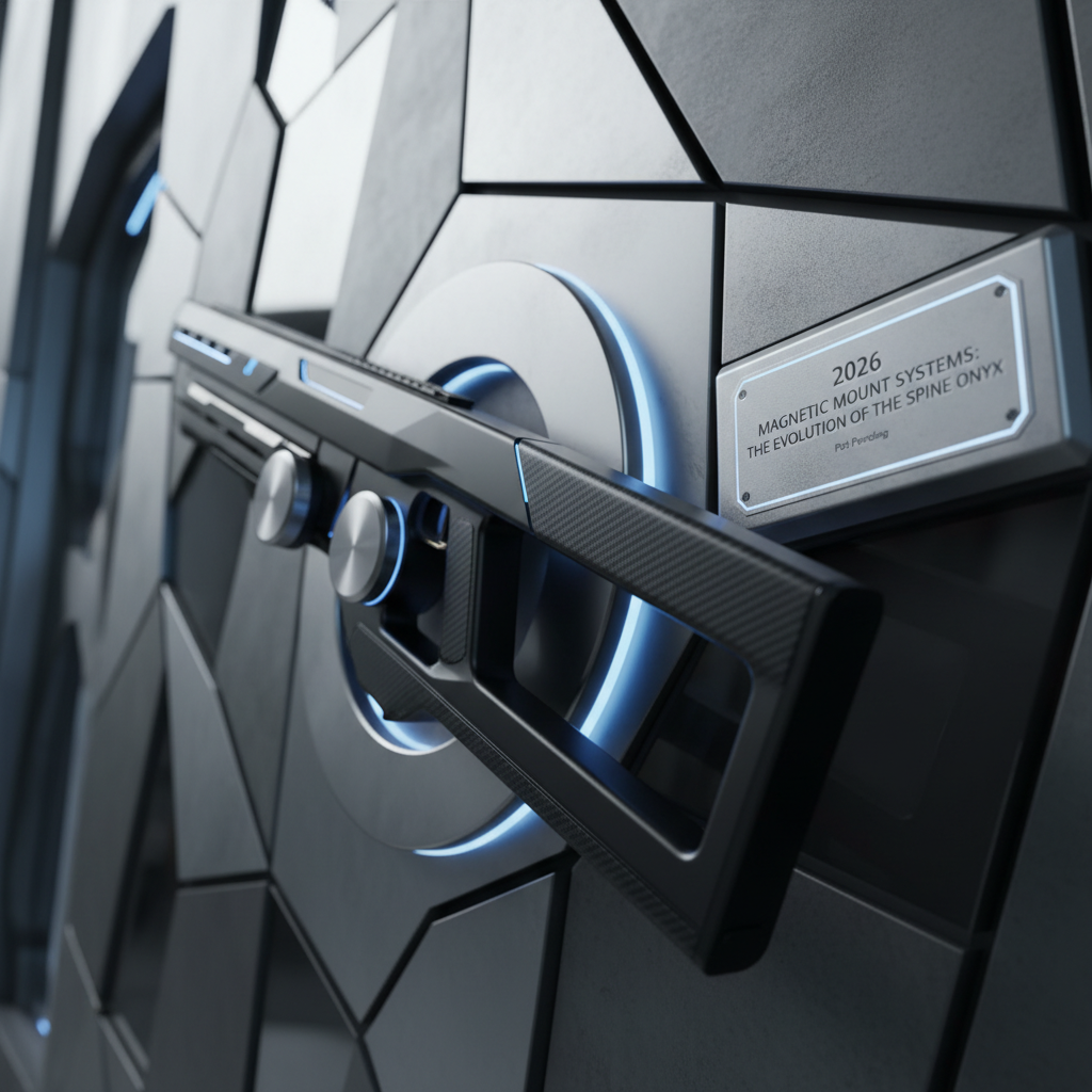 VR Gunstock SPINE Onyx (Magnetic): "2026 Magnetic Mount Systems: The Evolution of the SPINE Onyx." Metanexus XR