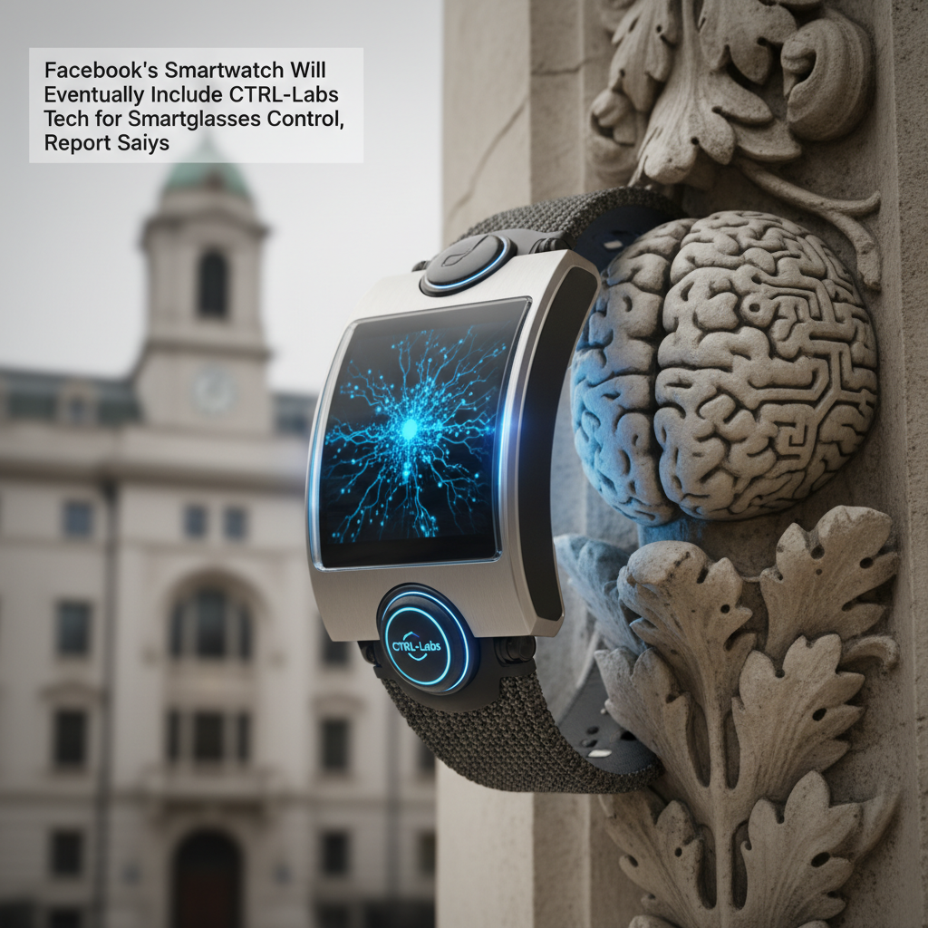 Facebook's Smartwatch Will Eventually Include CTRL-Labs Tech for Smartglasses Control, Report Says Metanexus XR