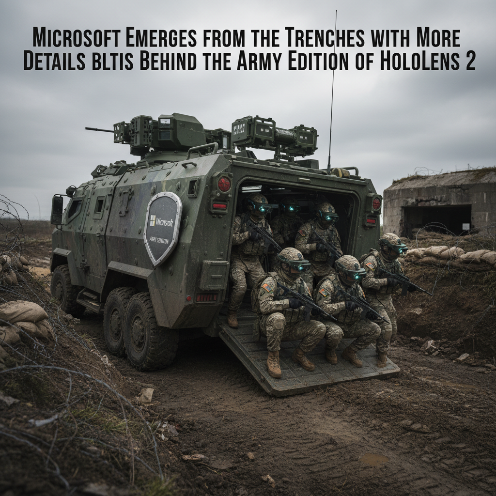 Microsoft Emerges from the Trenches with More Details Behind the Army Edition of HoloLens 2 Metanexus XR