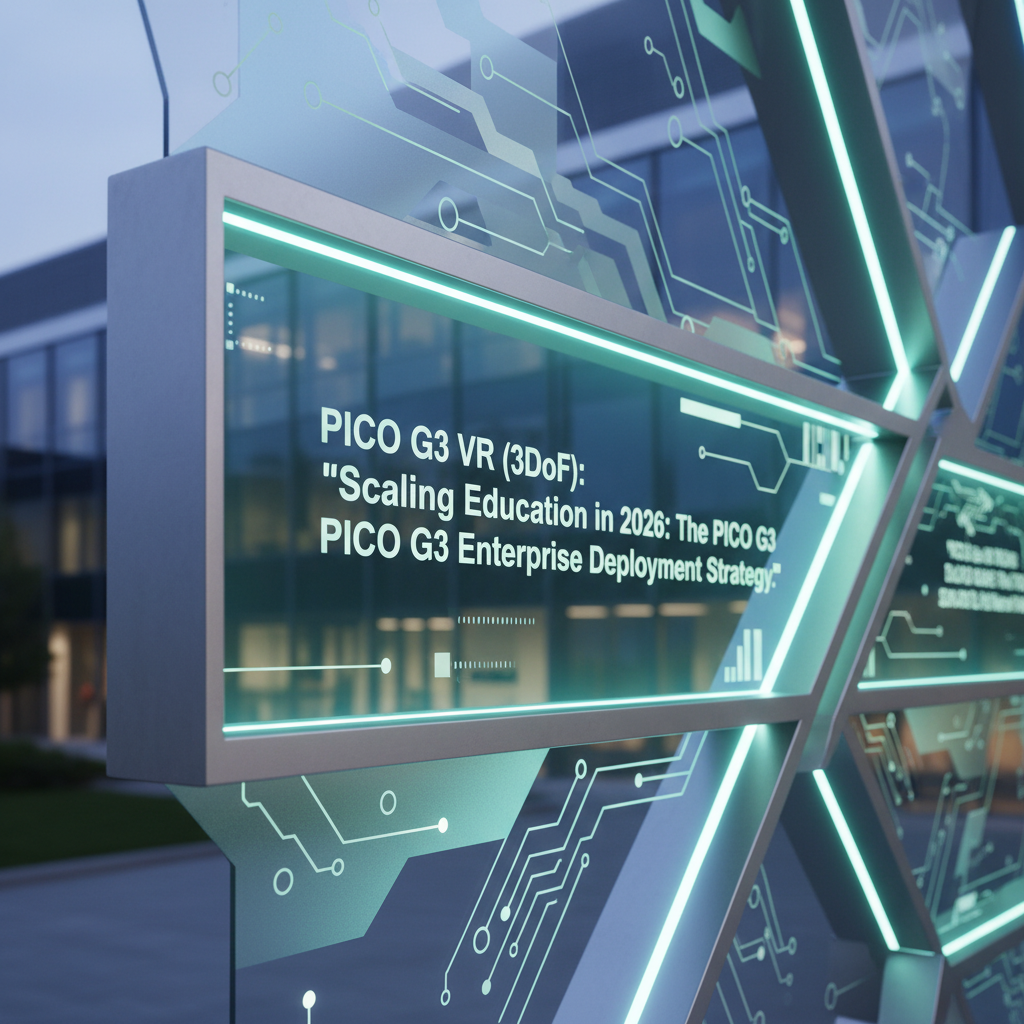 PICO G3 VR (3DoF): "Scaling Education in 2026: The PICO G3 Enterprise Deployment Strategy."
