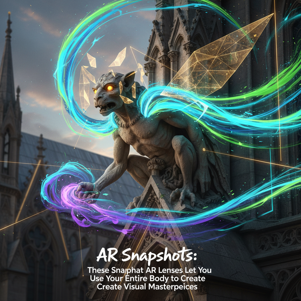 AR Snapshots: These Snapchat AR Lenses Let You Use Your Entire Body to Create Visual Masterpieces Metanexus XR
