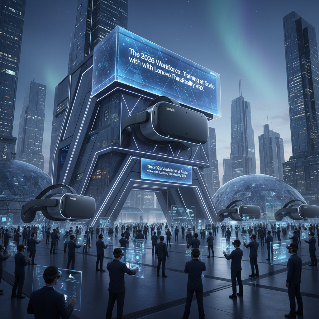 Lenovo ThinkReality VRX: "The 2026 Workforce: Training at Scale with Lenovo ThinkReality VRX."