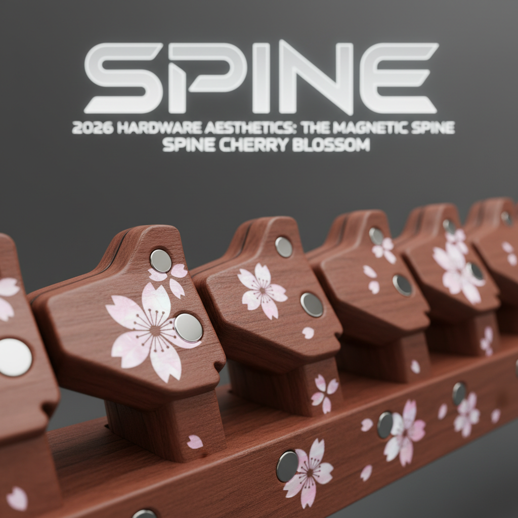 VR Gunstock SPINE Cherry Blossom (Magnetic): "2026 Hardware Aesthetics: The Magnetic SPINE Cherry Blossom." Metanexus XR