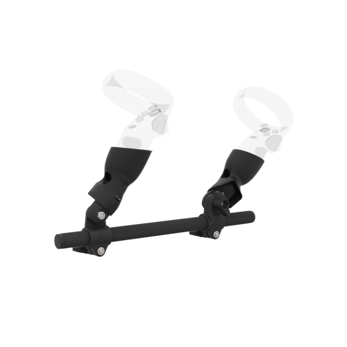 Budget VR gun stock for PS VR2, rear bracket view - MetanexusXR