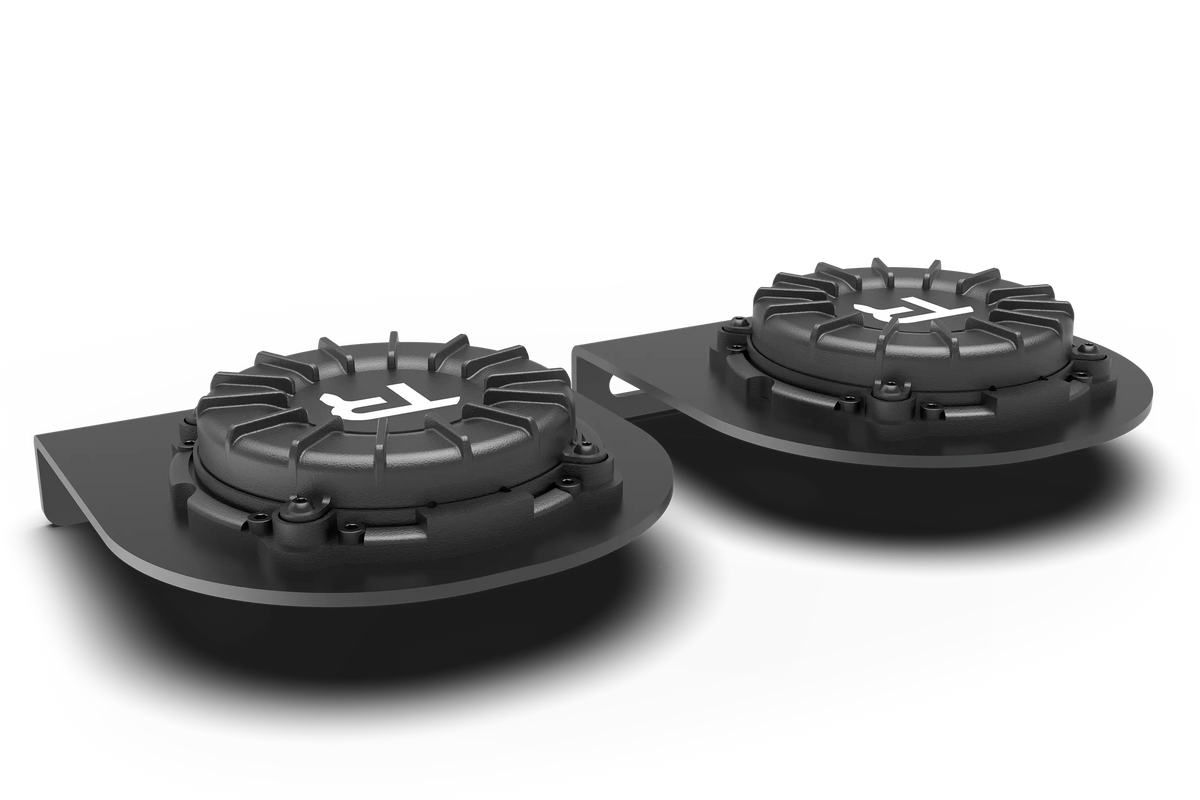 10 W Compact Bass Shakers for Pedals, Shifter & Handbrake – Set of 2 with Mounts – two compact 10 W bass shakers with mounting brackets – photo 2 of 9