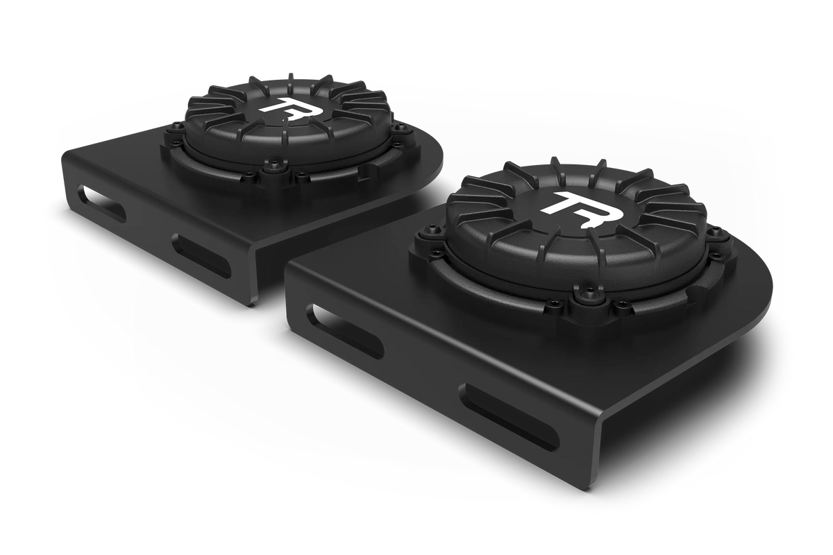 10 W Compact Bass Shakers for Pedals, Shifter & Handbrake – Set of 2 with Mounts – two compact 10 W bass shakers with mounting brackets – photo 8 of 9