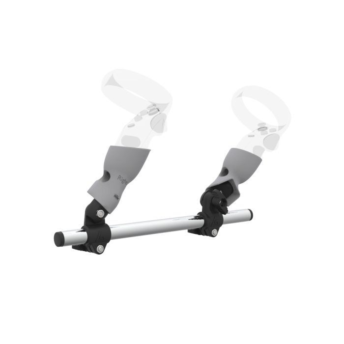 Budget VR gun stock for PS VR2, full side profile - MetanexusXR