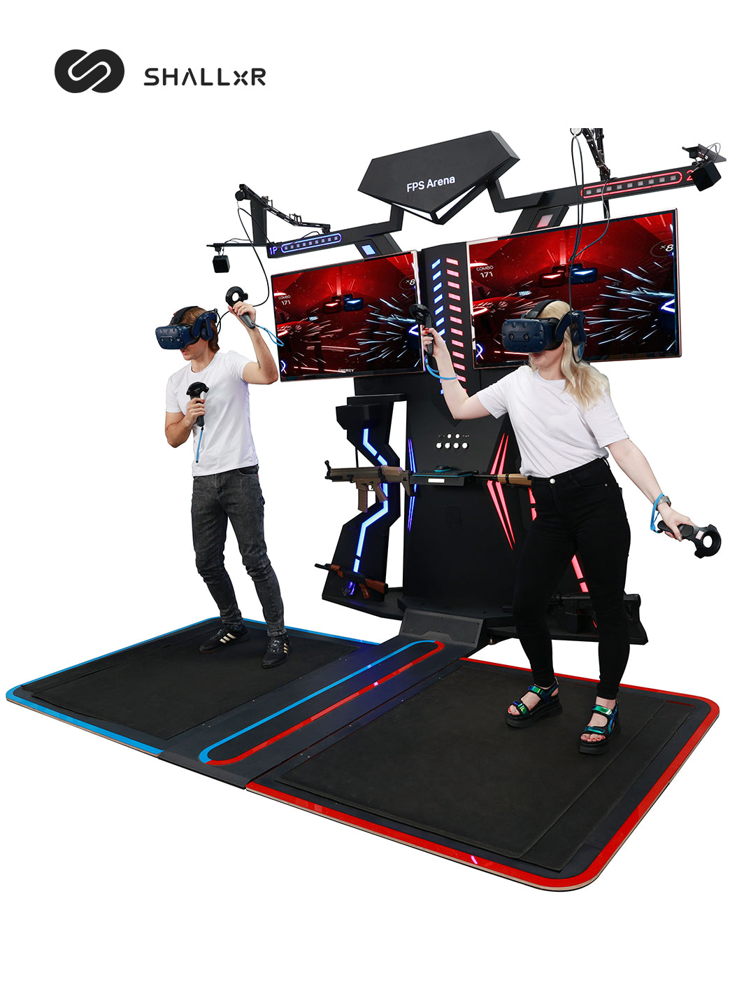 VR Shooting Arena – Two-Player Co-op Station in 5 m² – vr shooting arena – photo 2 of 6