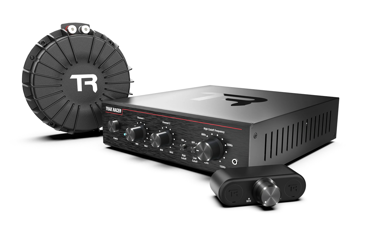 200 W Bass Shaker Kit – 2-Channel Class-D Amplifier, 100 W Tactile Transducer & Remote – 200 W bass shaker amplifier with 100 W tactile transducer and remote – photo 1 of 6