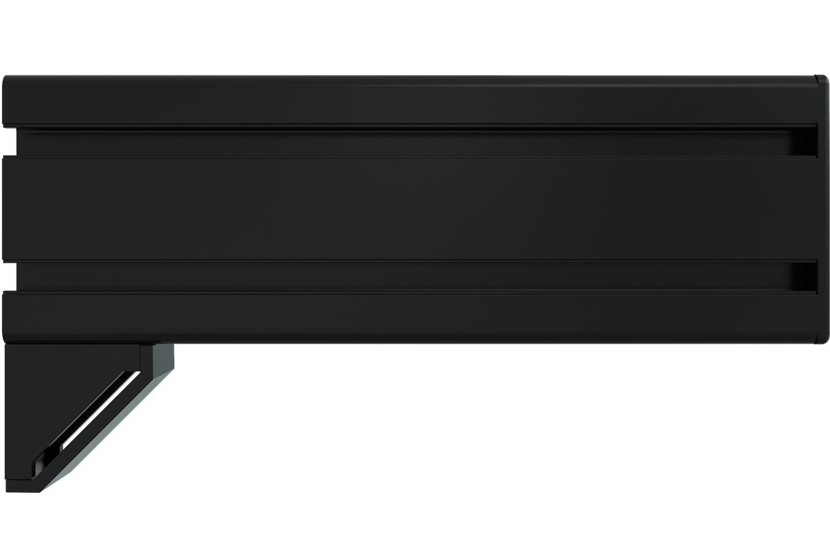 240 mm 80x40 Aluminium Profile Side Mount for Shifters & Handbrakes – Rally-Style, Black Anodised – 240 mm 80x40 aluminium profile side mount for a shifter or handbrake – photo 2 of 13