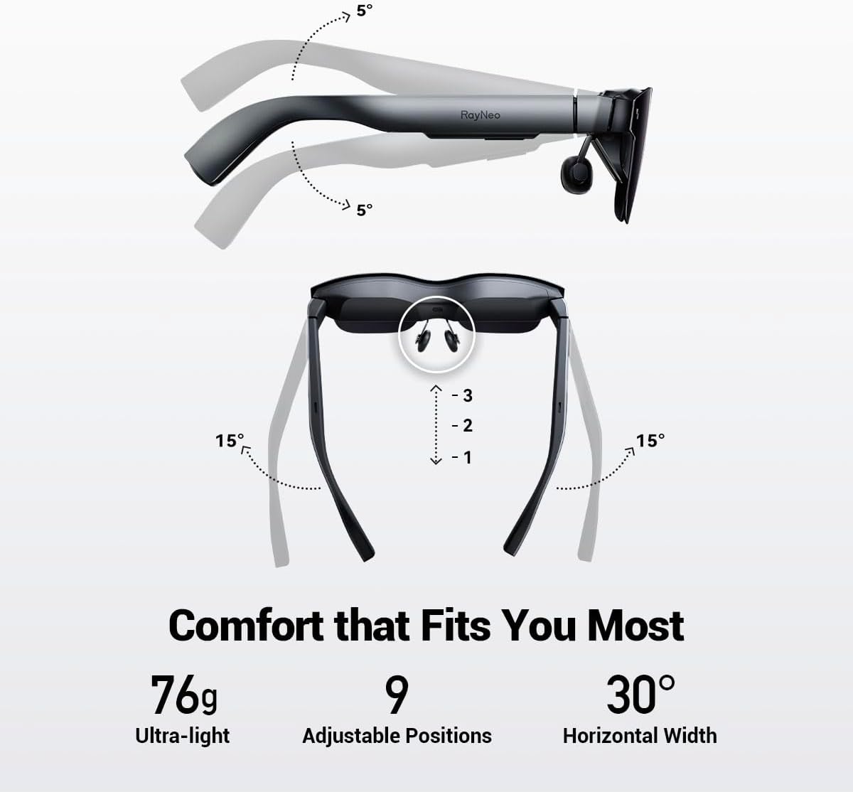Cheap AR Glasses – 76 g 1080p Micro-OLED, 120 Hz, 600 Nits – cheap ar glasses – photo 4 of 19