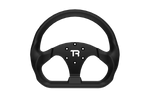 330 mm Flat-Bottom Closed GT Sim Racing Wheel – Aluminium with Silicone Grips, 70 mm PCD – 330 mm closed flat-bottom GT sim racing wheel with silicone grips – photo 1 of 8
