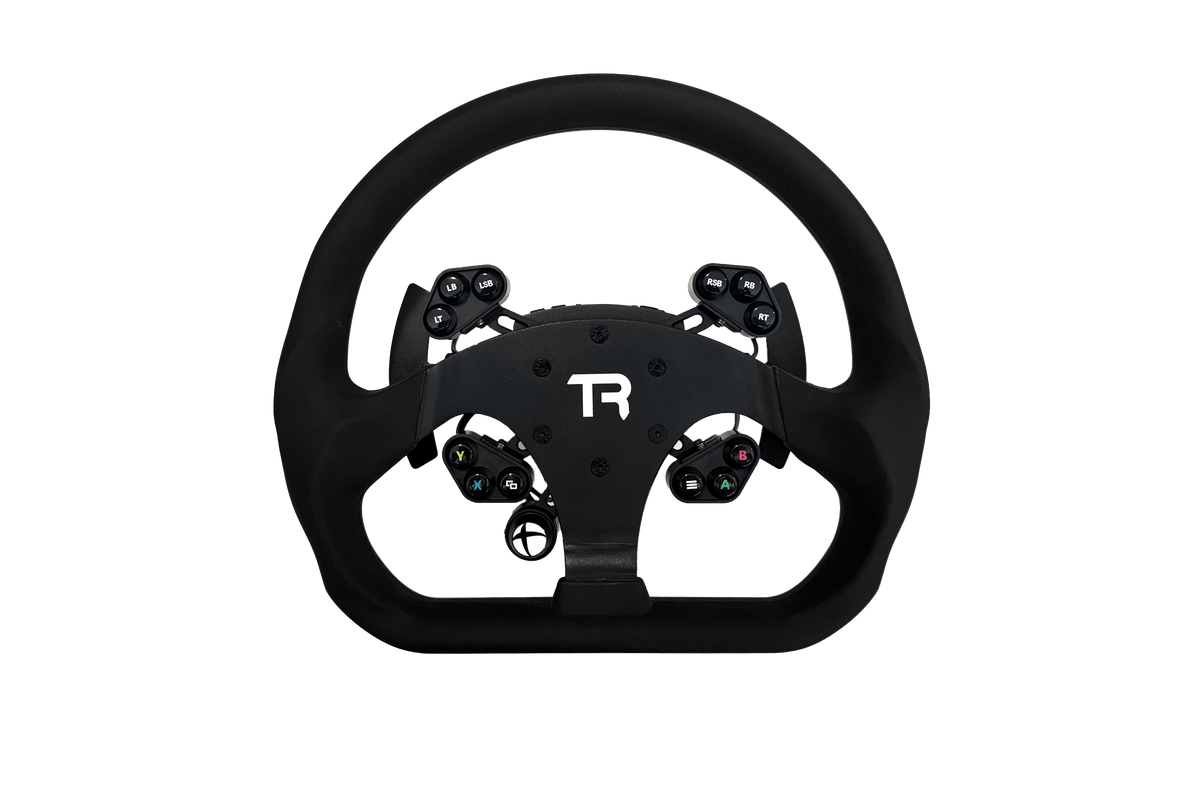 330 mm Flat-Bottom Closed GT Sim Racing Wheel – Aluminium with Silicone Grips, 70 mm PCD – 330 mm closed flat-bottom GT sim racing wheel with silicone grips – photo 5 of 8