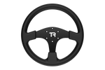 330 mm Round Sim Racing Wheel Rim – Aluminium with Silicone Grips, 70 mm PCD – 330 mm round aluminium sim racing wheel rim with silicone grips – photo 1 of 8