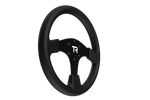 330 mm Round Sim Racing Wheel Rim – Aluminium with Silicone Grips, 70 mm PCD – 330 mm round aluminium sim racing wheel rim with silicone grips – photo 2 of 8