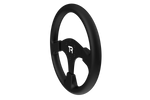 330 mm Round Sim Racing Wheel Rim – Aluminium with Silicone Grips, 70 mm PCD – 330 mm round aluminium sim racing wheel rim with silicone grips – photo 3 of 8