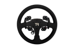 330 mm Round Sim Racing Wheel Rim – Aluminium with Silicone Grips, 70 mm PCD – 330 mm round aluminium sim racing wheel rim with silicone grips – photo 5 of 8