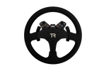 330 mm Round Sim Racing Wheel Rim – Aluminium with Silicone Grips, 70 mm PCD – 330 mm round aluminium sim racing wheel rim with silicone grips – photo 6 of 8