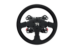 330 mm Round Sim Racing Wheel Rim – Aluminium with Silicone Grips, 70 mm PCD – 330 mm round aluminium sim racing wheel rim with silicone grips – photo 7 of 8