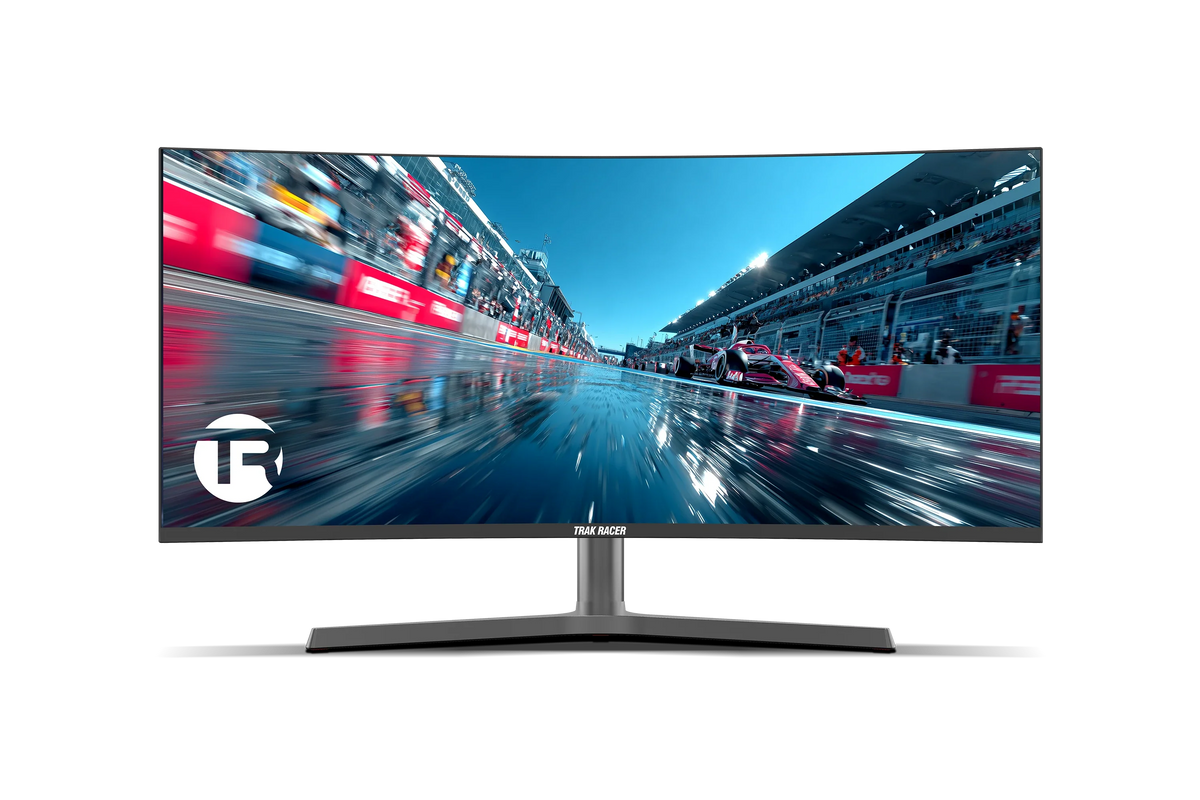 34 Inch Curved Ultrawide Gaming Monitor – 3440x1440 UWQHD, 165 Hz, 1 ms, 21:9 QLED VA, HDR – 34 inch curved ultrawide gaming monitor for sim racing – photo 1 of 6