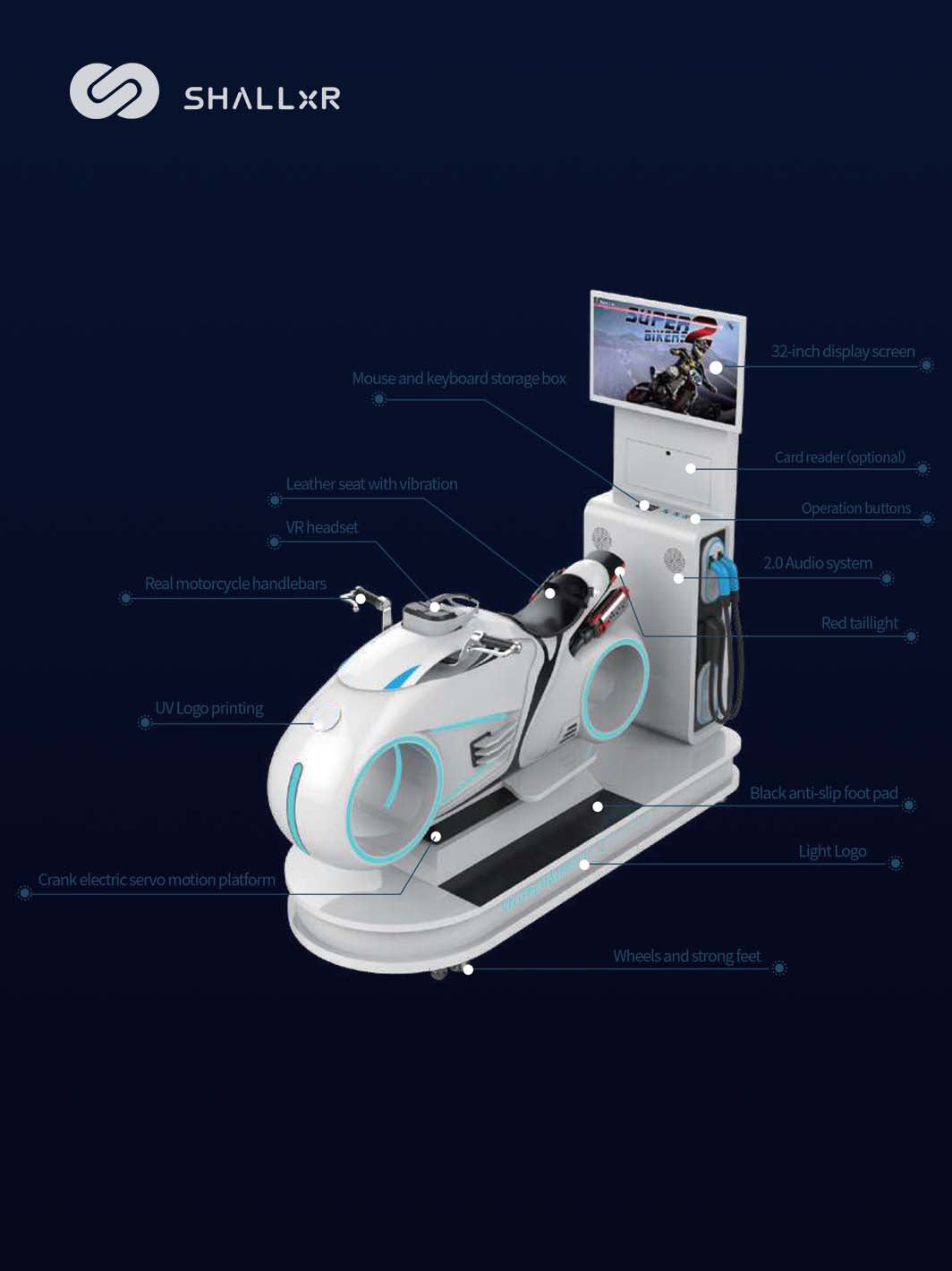 Motorcycle Racing Simulator – Glasses-Free 360° View with AR Interaction – motorcycle racing simulator – photo 4 of 6