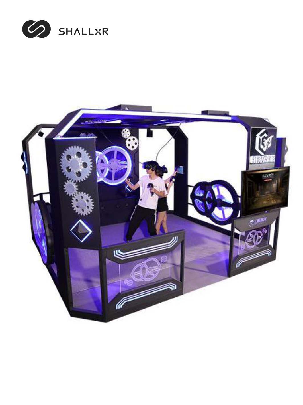 VR Escape Room – Semi-Closed Cage Arena with Spatial Tracking – vr escape room – photo 3 of 6
