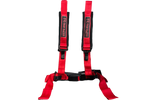 4-Point Racing Harness for Sim Racing & Flight Sim Cockpits – Black or Red, Motion & Tensioner Ready – 4-point racing harness on a sim racing bucket seat – photo 2 of 9