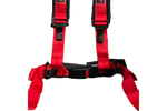 4-Point Racing Harness for Sim Racing & Flight Sim Cockpits – Black or Red, Motion & Tensioner Ready – 4-point racing harness on a sim racing bucket seat – photo 4 of 9