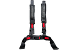 4-Point Racing Harness for Sim Racing & Flight Sim Cockpits – Black or Red, Motion & Tensioner Ready – 4-point racing harness on a sim racing bucket seat – photo 7 of 9