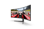 49-Inch Curved Super Ultrawide Gaming Monitor – 5120×1440 DQHD, 165 Hz, 32:9 – 49 inch curved super ultrawide gaming monitor on a sim racing rig – photo 7 of 9