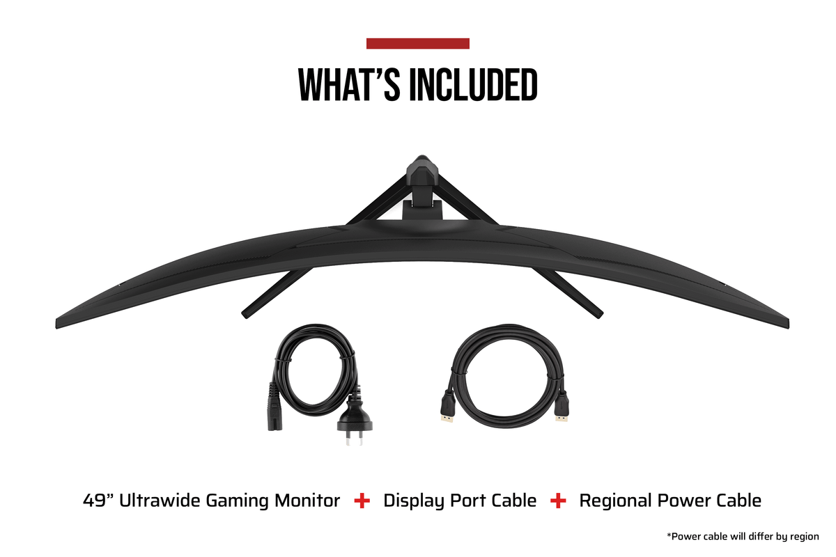 49-Inch Curved Super Ultrawide Gaming Monitor – 5120×1440 DQHD, 165 Hz, 32:9 – 49 inch curved super ultrawide gaming monitor on a sim racing rig – photo 8 of 9