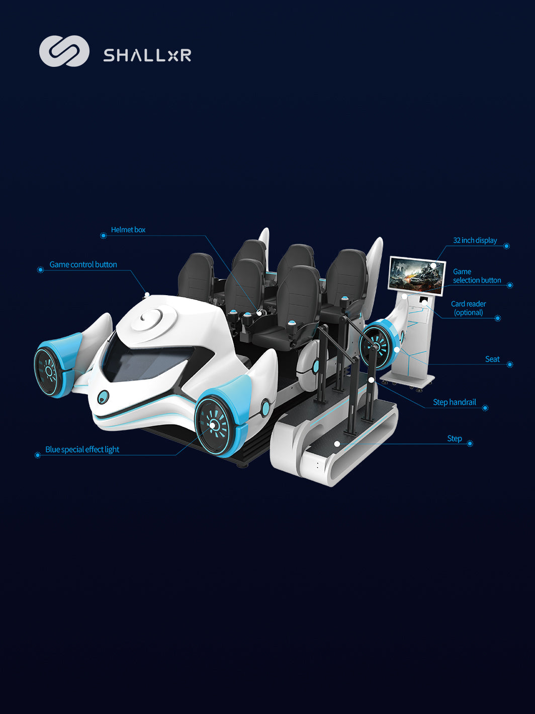 VR Warship Pod – Six-Seat 360° Full-View Family Attraction – vr warship pod – photo 4 of 5