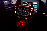 5-Inch Sim Racing Dashboard – IPS Touchscreen, 31 RGB LEDs, 4 Encoders, SimHub – 5-inch sim racing dashboard with RGB LEDs and encoder knobs – photo 6 of 8