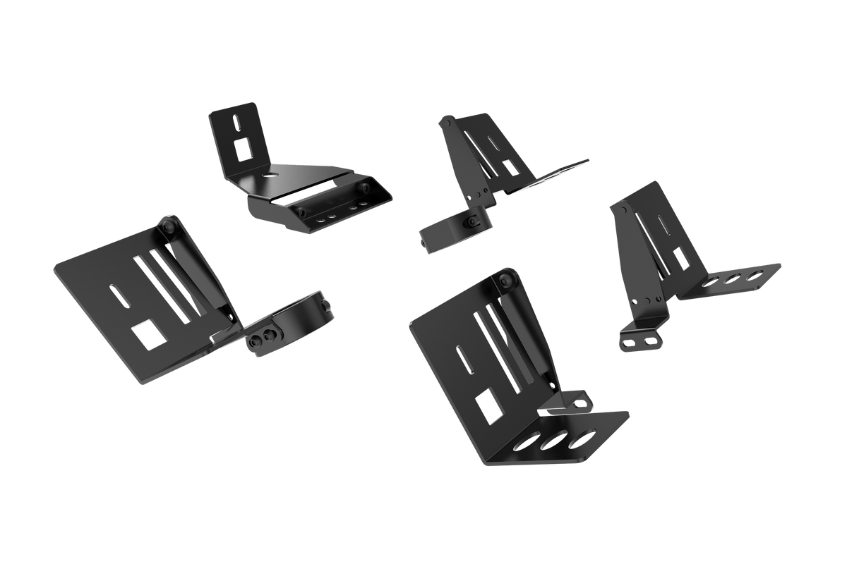 5-Speaker Mount Kit for NexusRig Apex – Surround Sound Speaker Brackets for Sim Rigs – 5-speaker surround mount kit on the NexusRig Apex sim rig – photo 3 of 6
