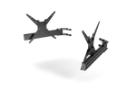 580 mm Add-On Triple Monitor Arms for Aluminium Stands – 80x40 Profile, Screens up to 45 Inch – pair of 580 mm aluminium add-on triple monitor arms – photo 1 of 1