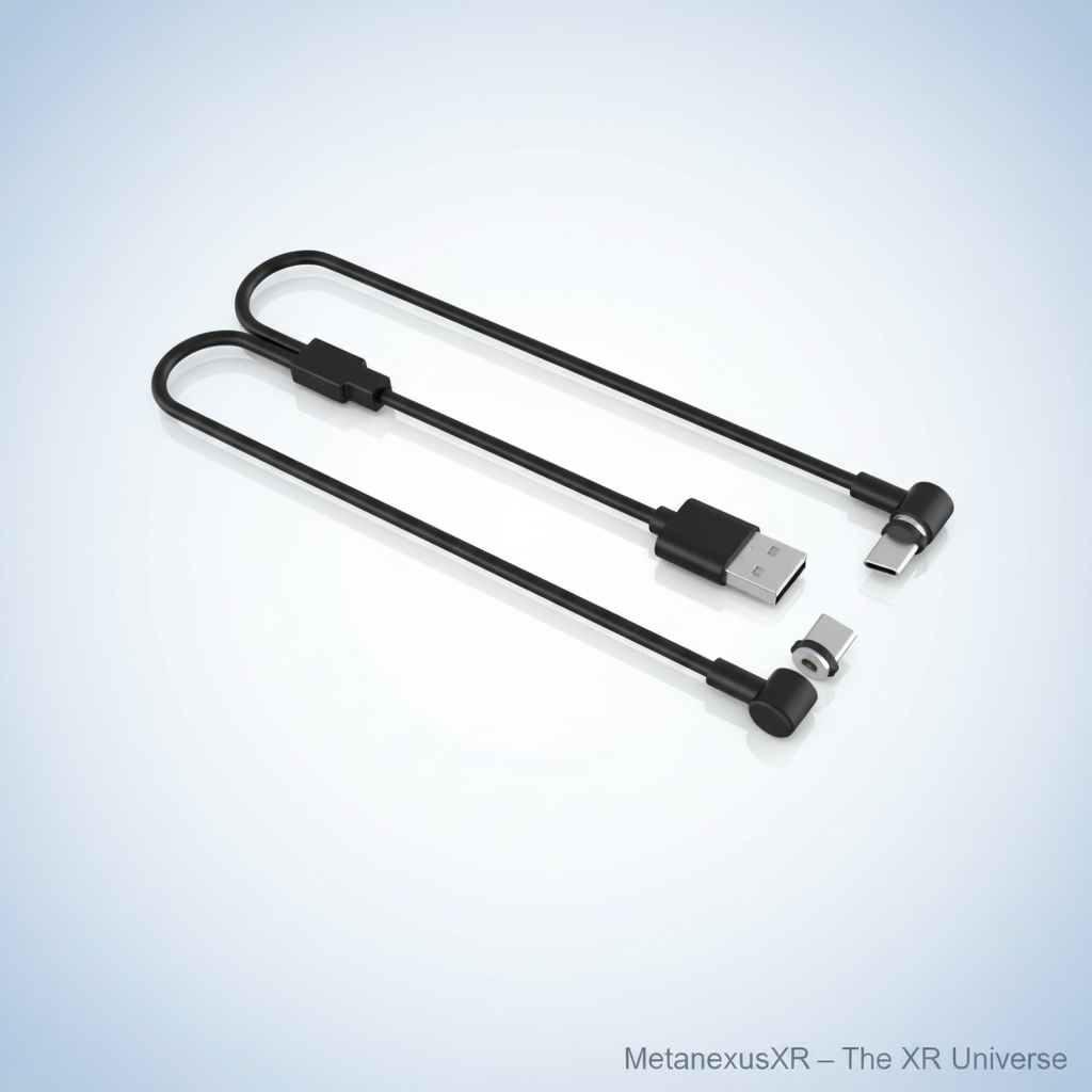 PS VR2 2-in-1 magnetic charging cable, SKU 680701329A — Metanexus XR