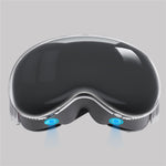 Apple Vision Pro clear TPU case fitted on the headset