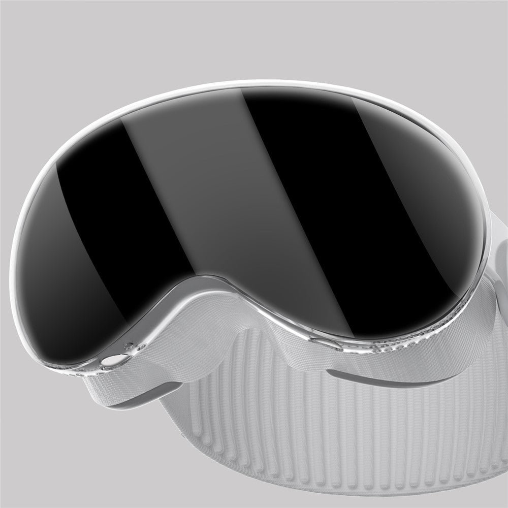 Apple Vision Pro clear TPU case, button access cutout