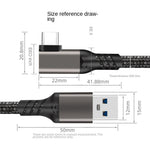 For Oculus Quest 1 / 2 5m USB3.2 Gen2 3A Fast Charging Cable 10Gbps Data Transfer Cord VR Headset USB-A to USB-C Link Cable Metanexus XR
