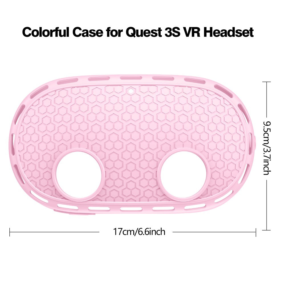 Quest 3S silicone cover, lens area detail