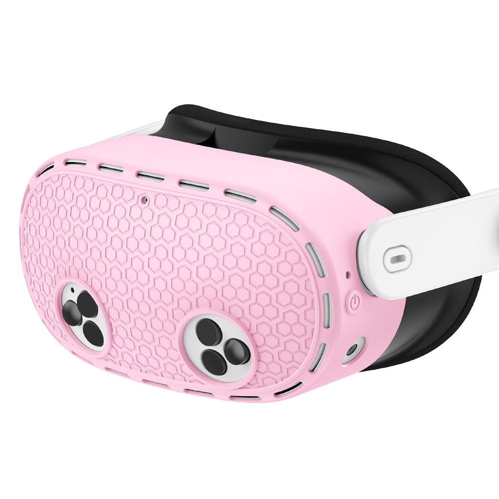 Quest 3S silicone cover fitted on the headset