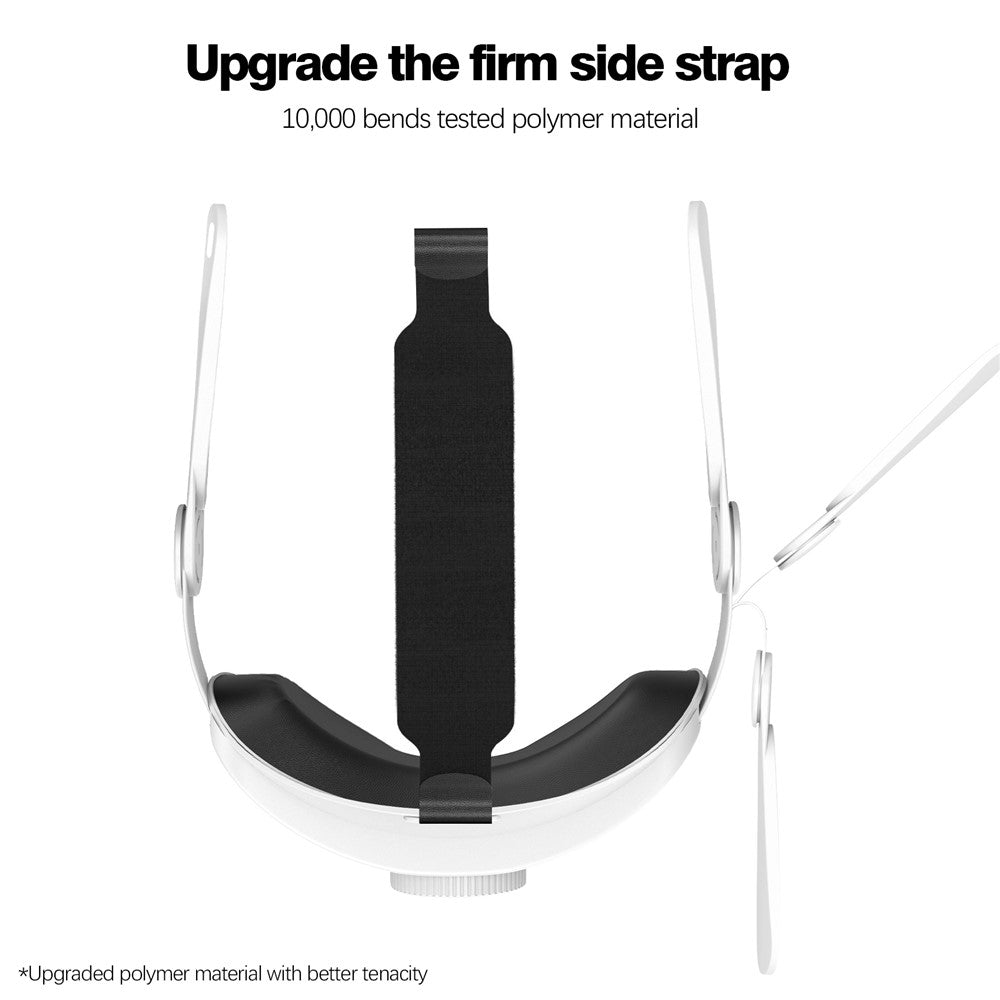 Quest 3S flippable headband worn on the headset