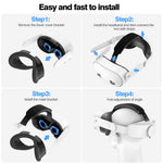 Quest 3S flippable headband, back view