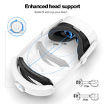 Elite strap headband, side view