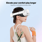 Elite strap headband, close-up of the material