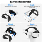 Elite strap headband, back view